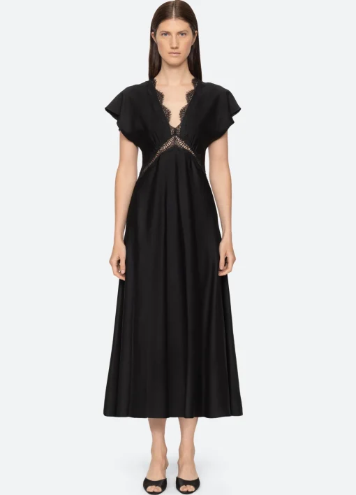 Sea New York Noa V-Neck Dress|Women Dresses