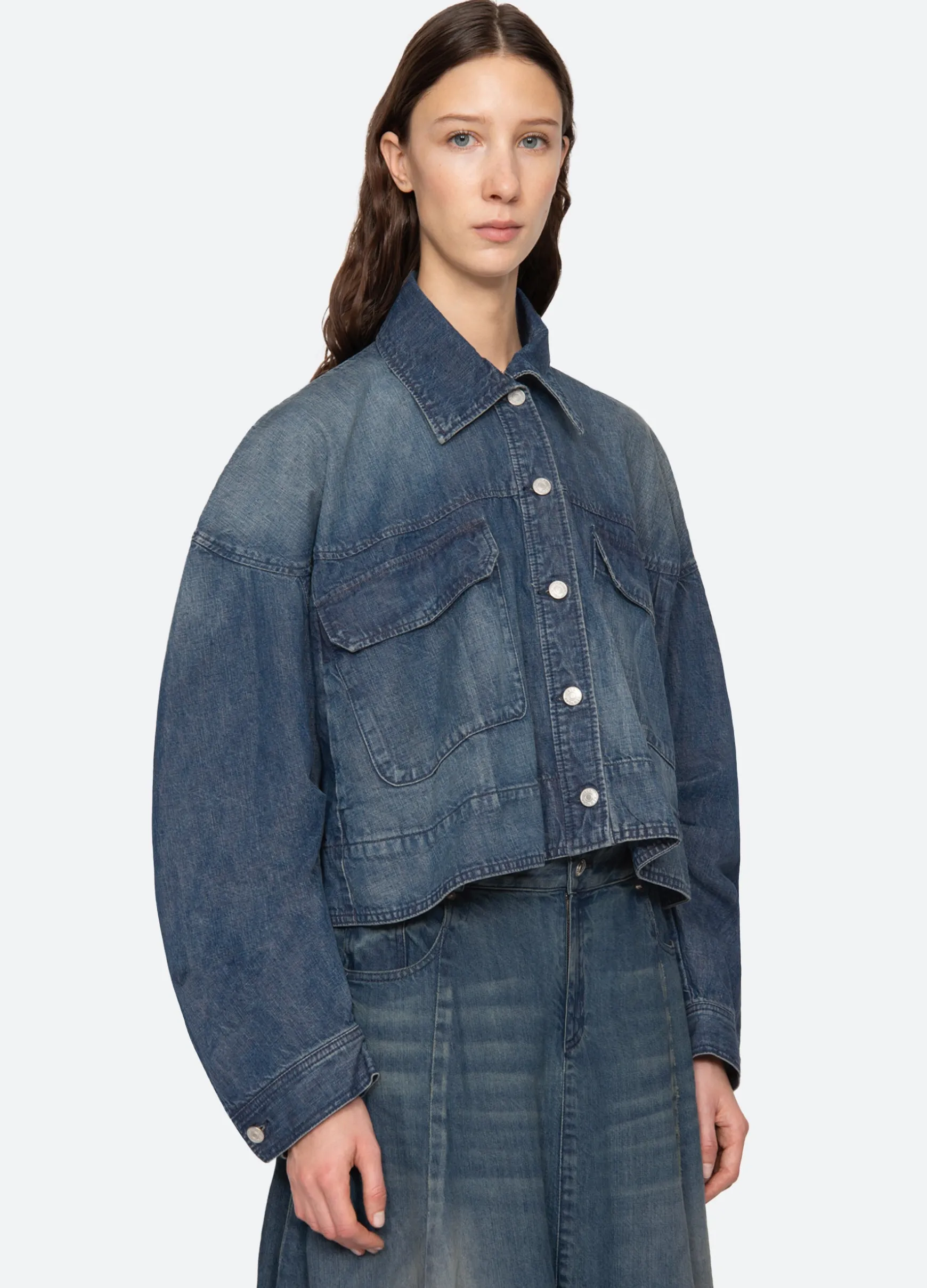 Sea New York Amari Shirt Jacket|Women Outerwear