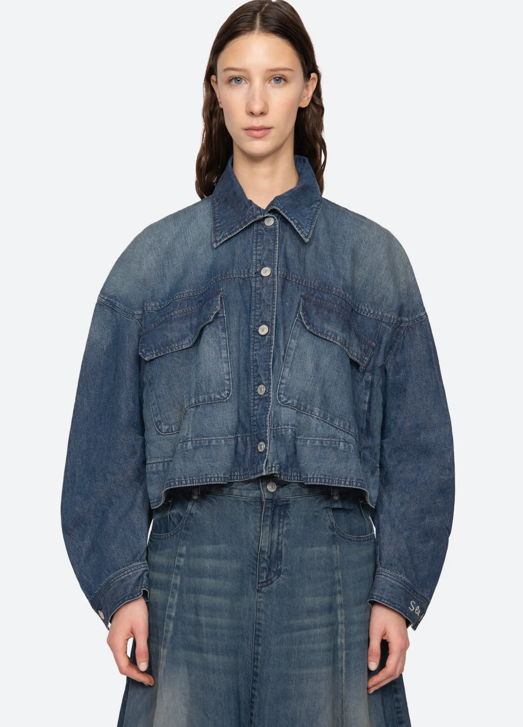 Sea New York Amari Shirt Jacket|Women Outerwear