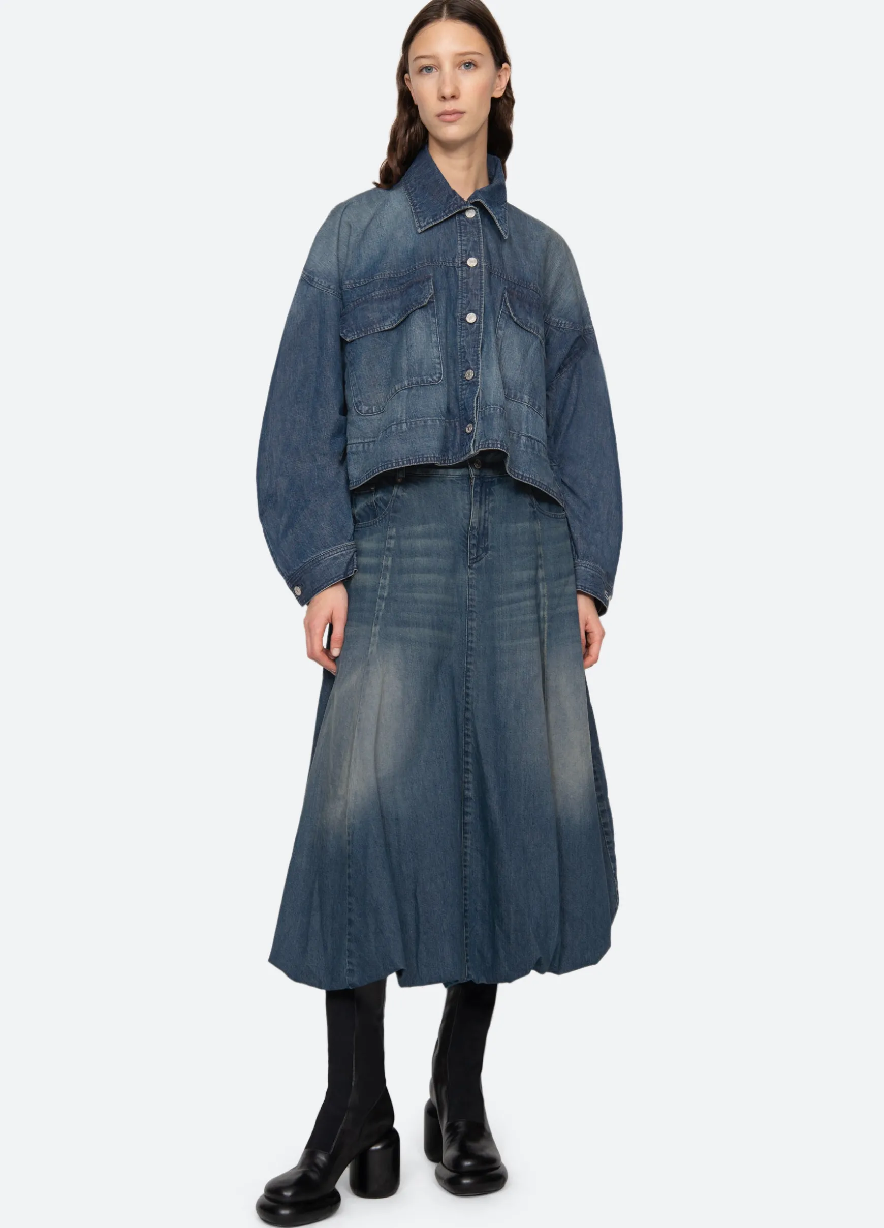 Sea New York Amari Shirt Jacket|Women Outerwear