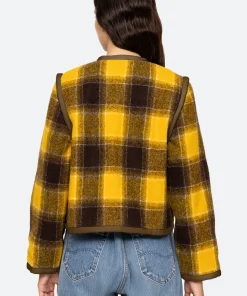 Sea New York Amber Tie Front Jacket|Women Outerwear