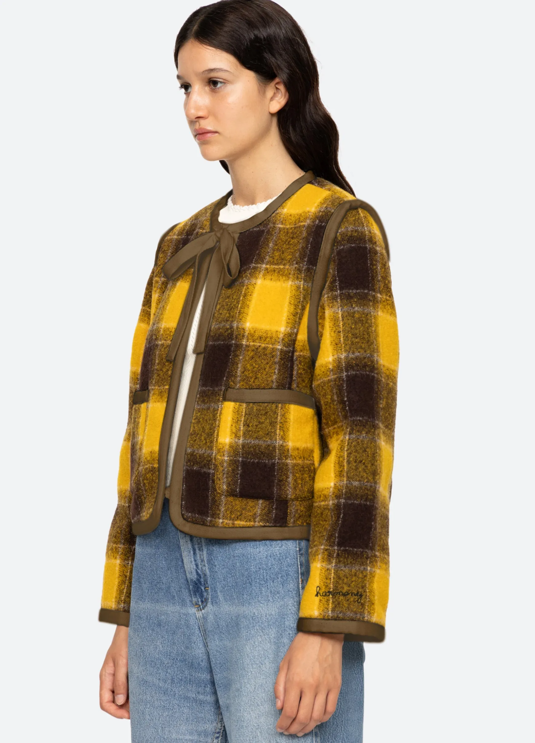 Sea New York Amber Tie Front Jacket|Women Outerwear