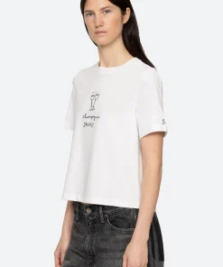 Sea New York Champagne T-Shirt|Women Tops