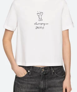 Sea New York Champagne T-Shirt|Women Tops
