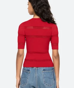 Sea New York Devon S/S Top|Women Sweaters|Tops