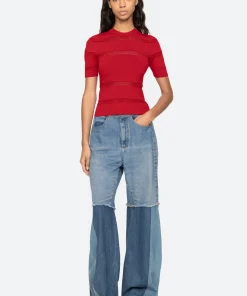 Sea New York Devon S/S Top|Women Sweaters|Tops