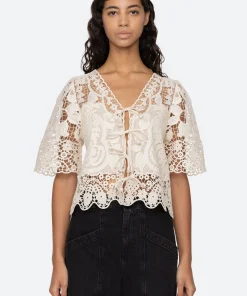 Sea New York Gianna Tie Top|Women Tops