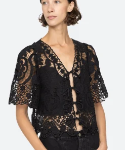 Sea New York Gianna Tie Top|Women Tops