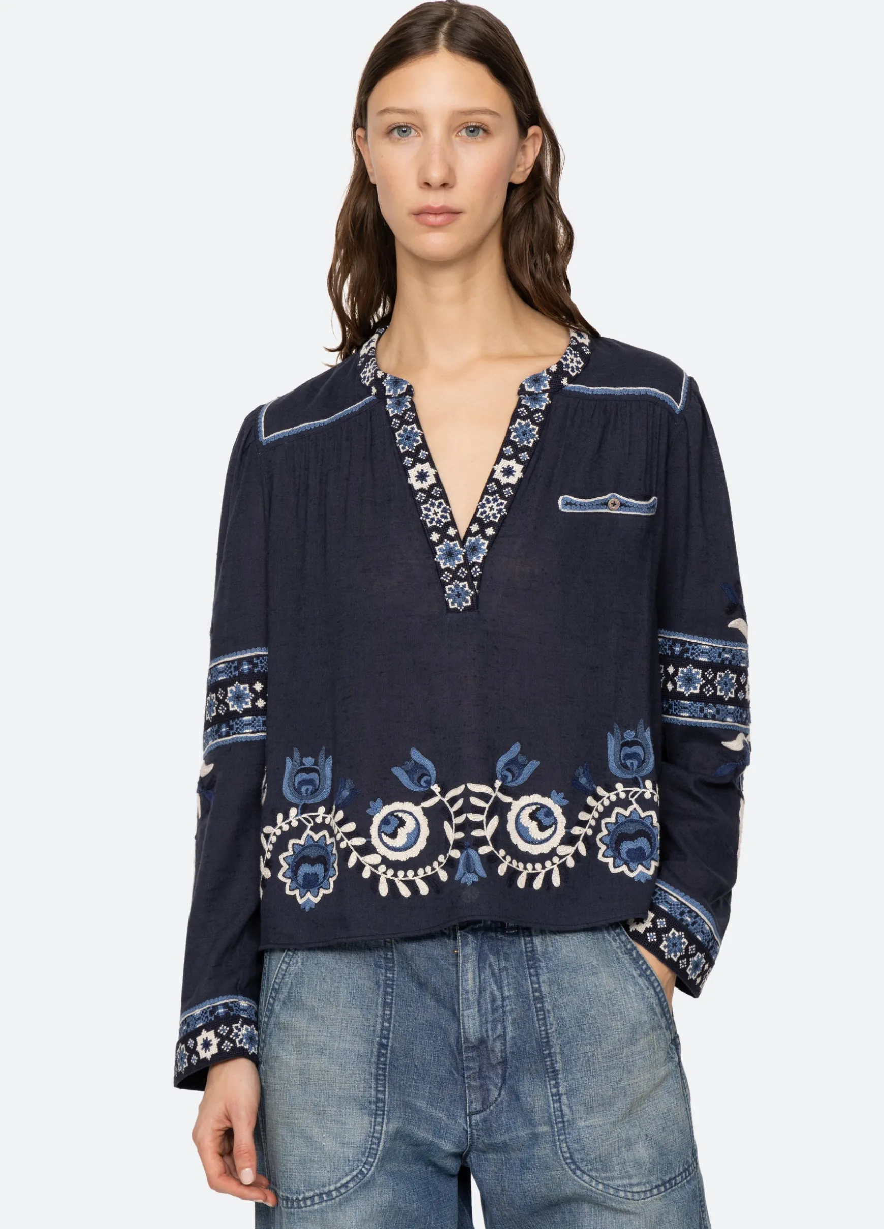 Sea New York Inga L/S Top|Women Tops