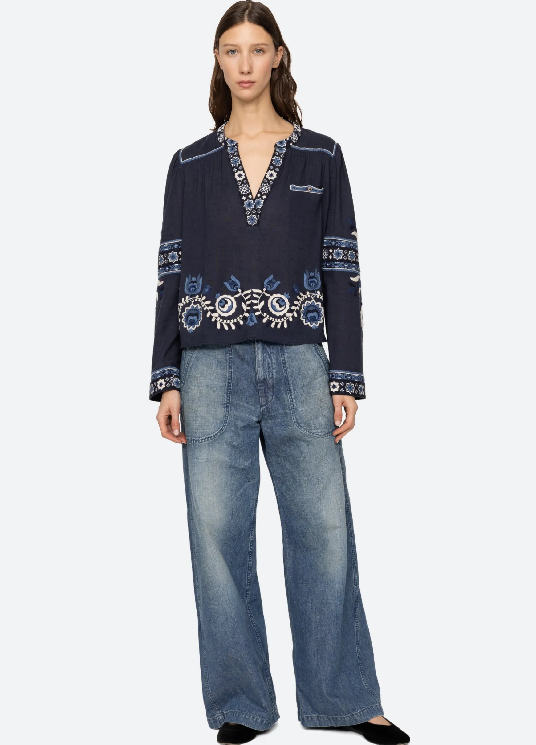 Sea New York Inga L/S Top|Women Tops