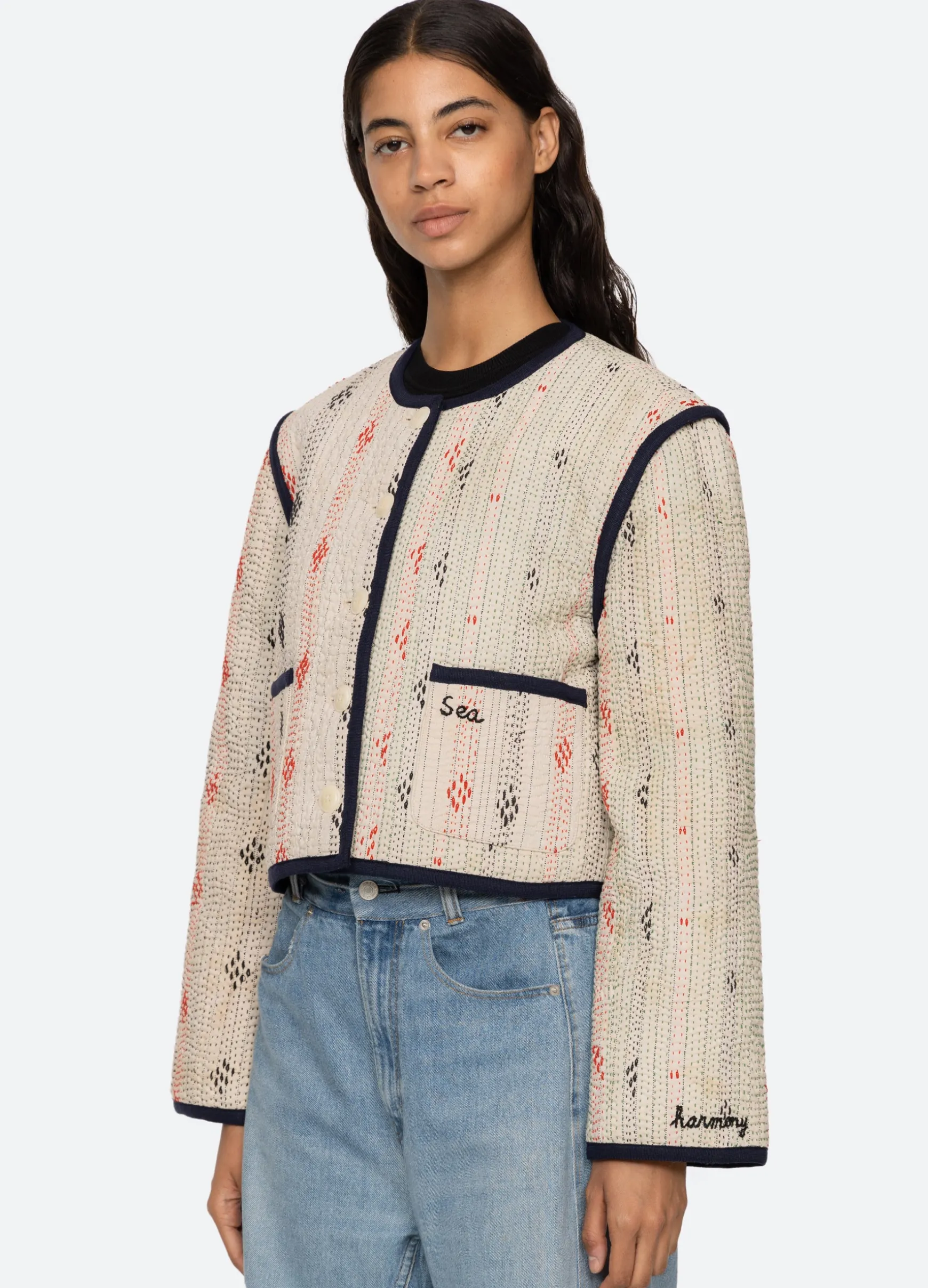 Sea New York Kantha Jacket|Women Outerwear