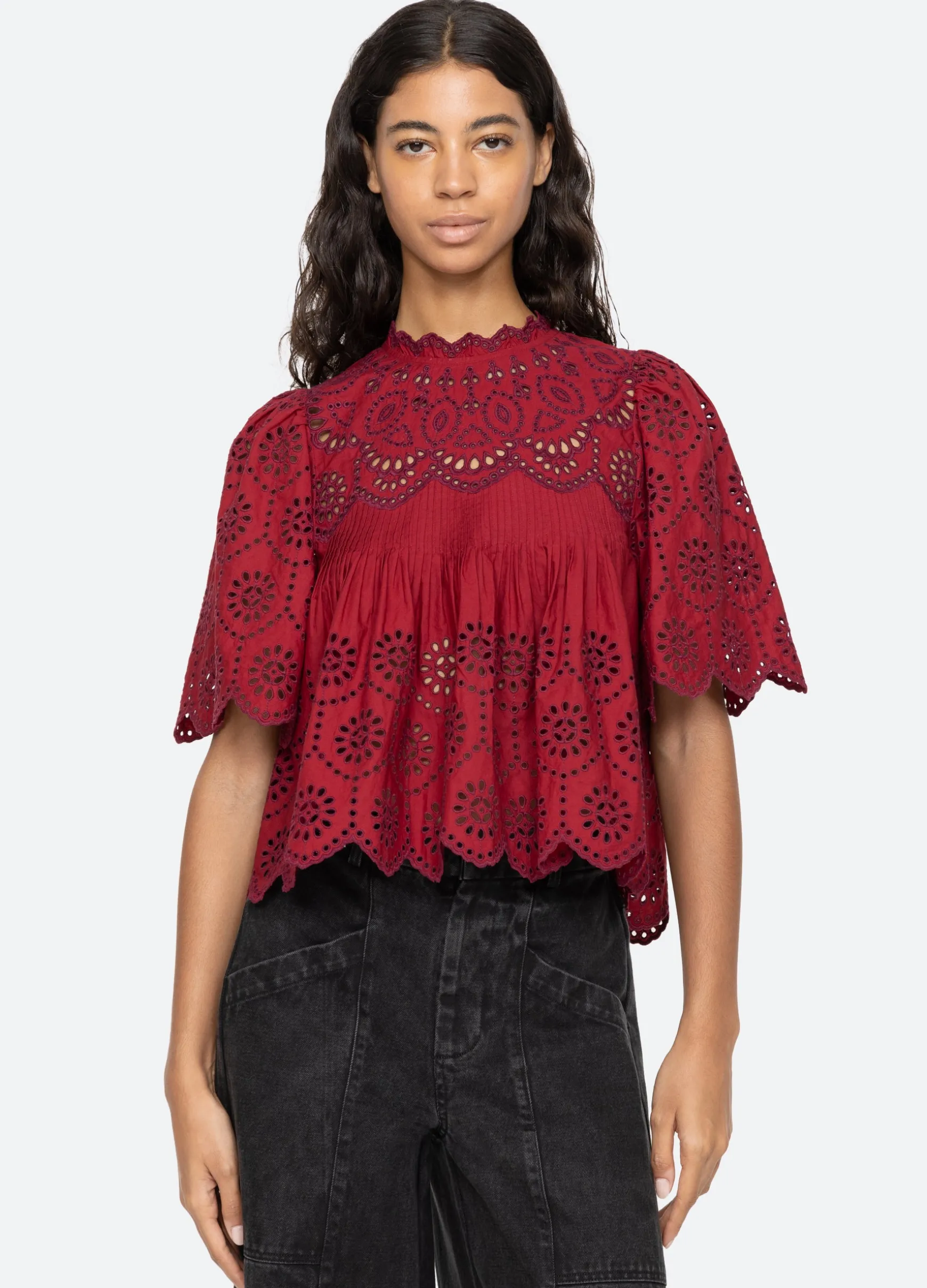 Sea New York Lainey S/S Top|Women Tops