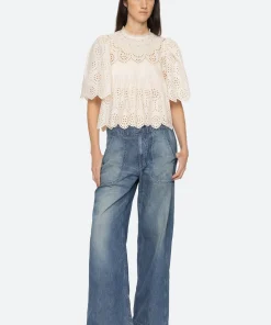 Sea New York Lainey S/S Top|Women Tops