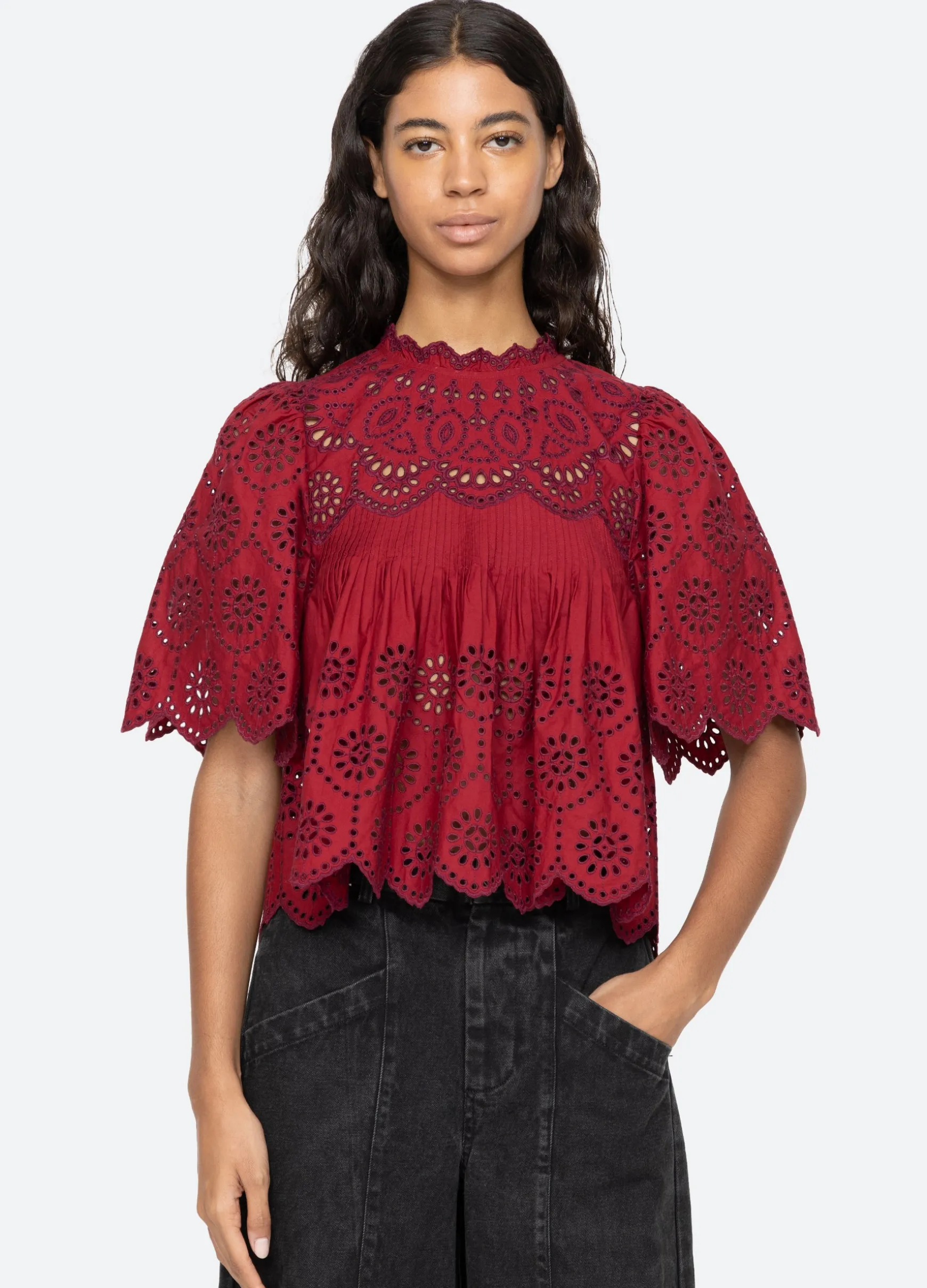 Sea New York Lainey S/S Top|Women Tops