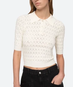 Sea New York Rue Polo Sweater|Women Sweaters|Tops