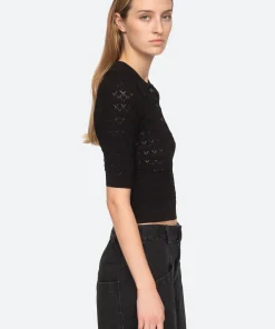 Sea New York Rue Polo Sweater|Women Sweaters|Tops