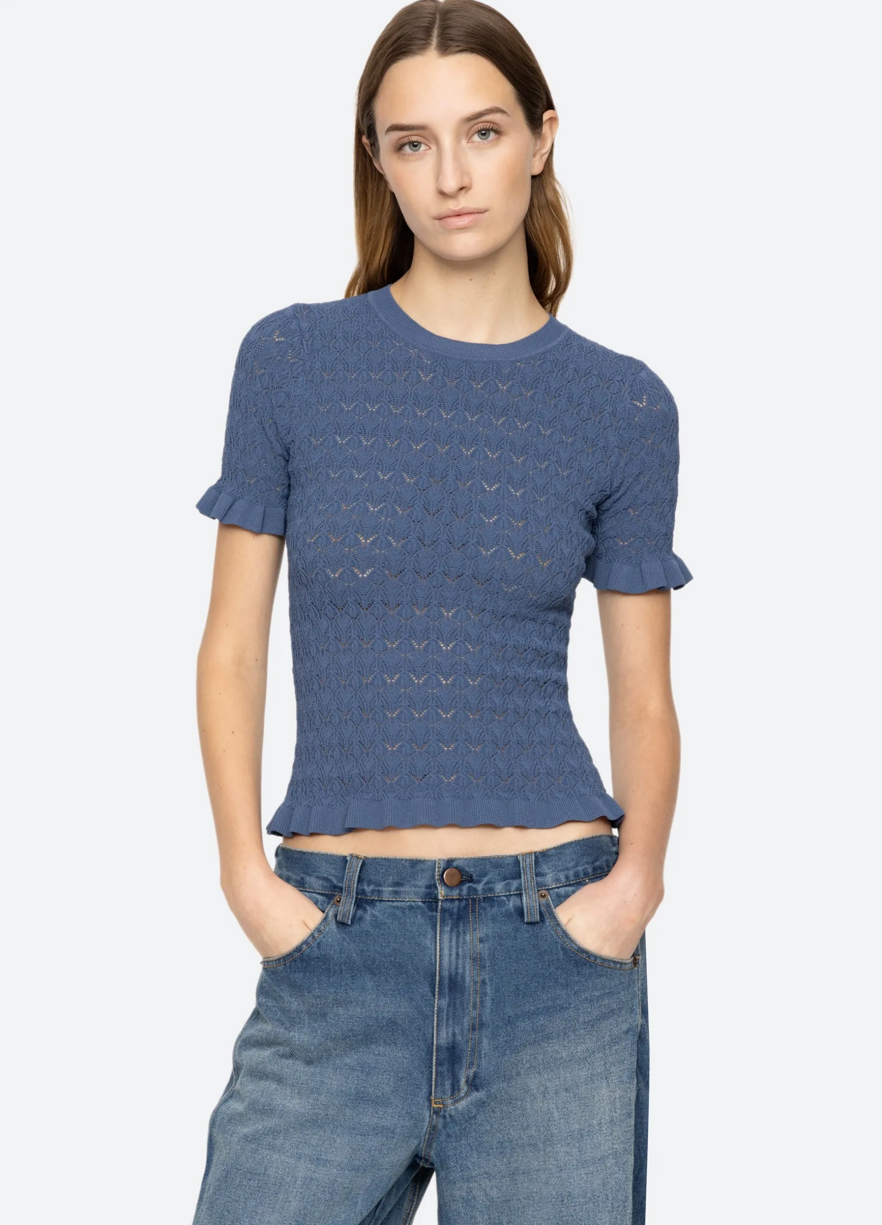 Sea New York Rue S/S Sweater|Women Sweaters|Tops