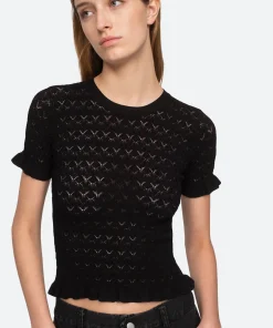 Sea New York Rue S/S Sweater|Women Sweaters|Tops