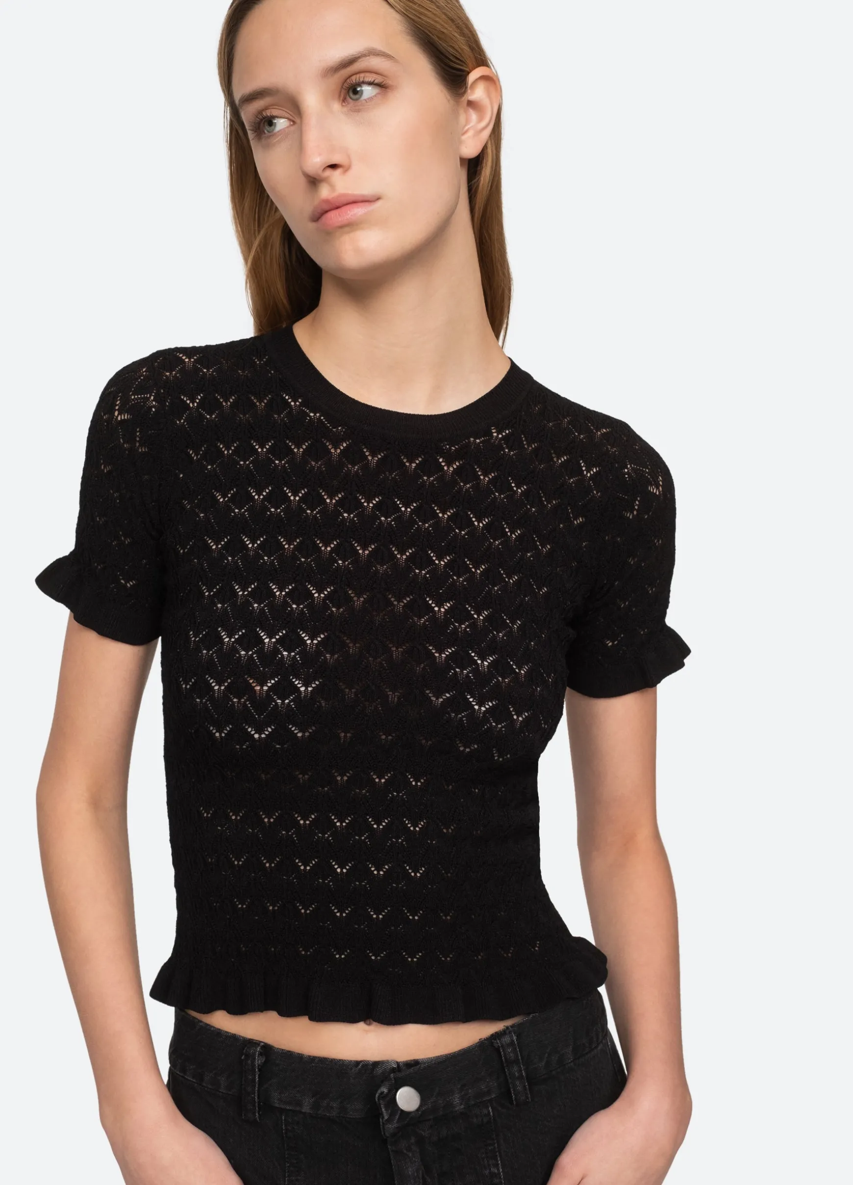 Sea New York Rue S/S Sweater|Women Sweaters|Tops