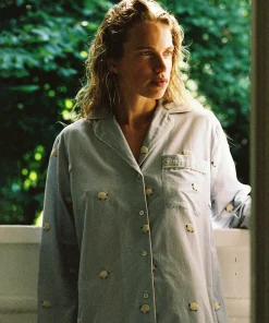 Sea New York Sheep Night Shirt|Women Sleepwear