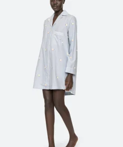 Sea New York Sheep Night Shirt|Women Sleepwear