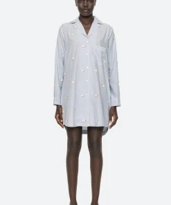 Sea New York Sheep Night Shirt|Women Sleepwear