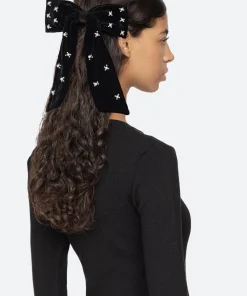 Sea New York Velvet Bow Clip|Women Accessories